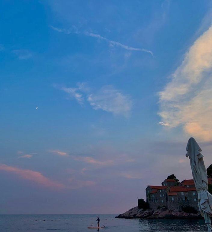 Apartments Dunja Sveti Stefan Bagian luar foto